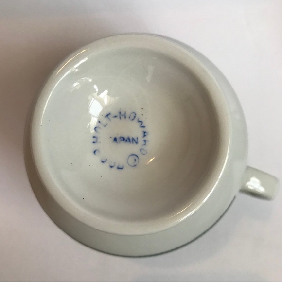 Holt Howard Mid Century Modern Still Life Porcelain Pedestal Cups - Picture 4 of 4